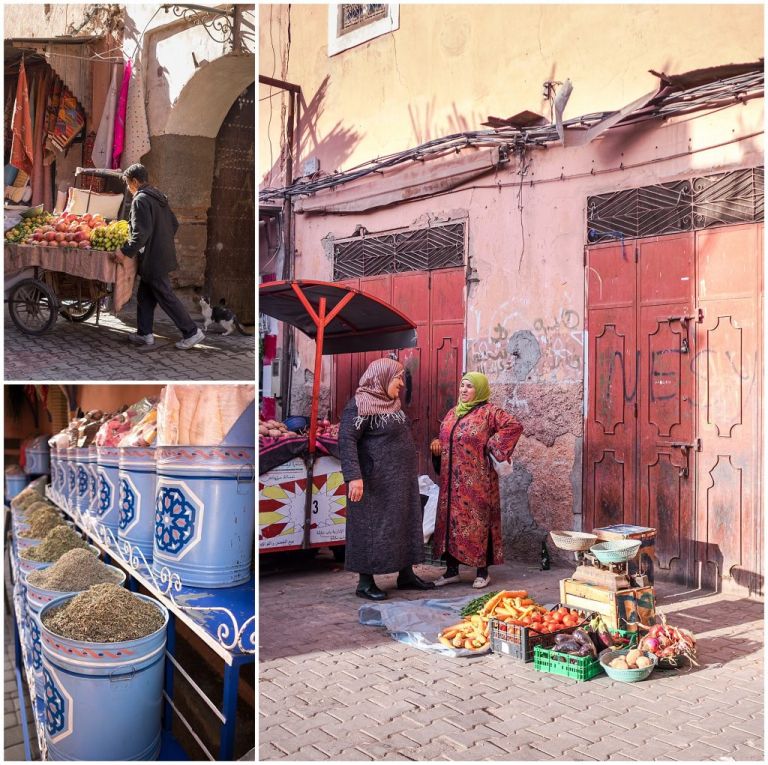 A market full of locals