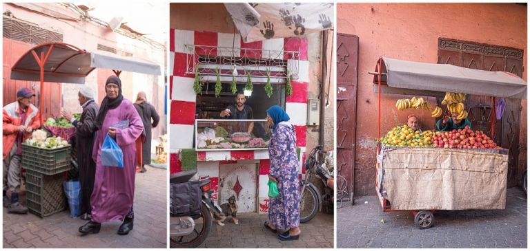 A market full of locals